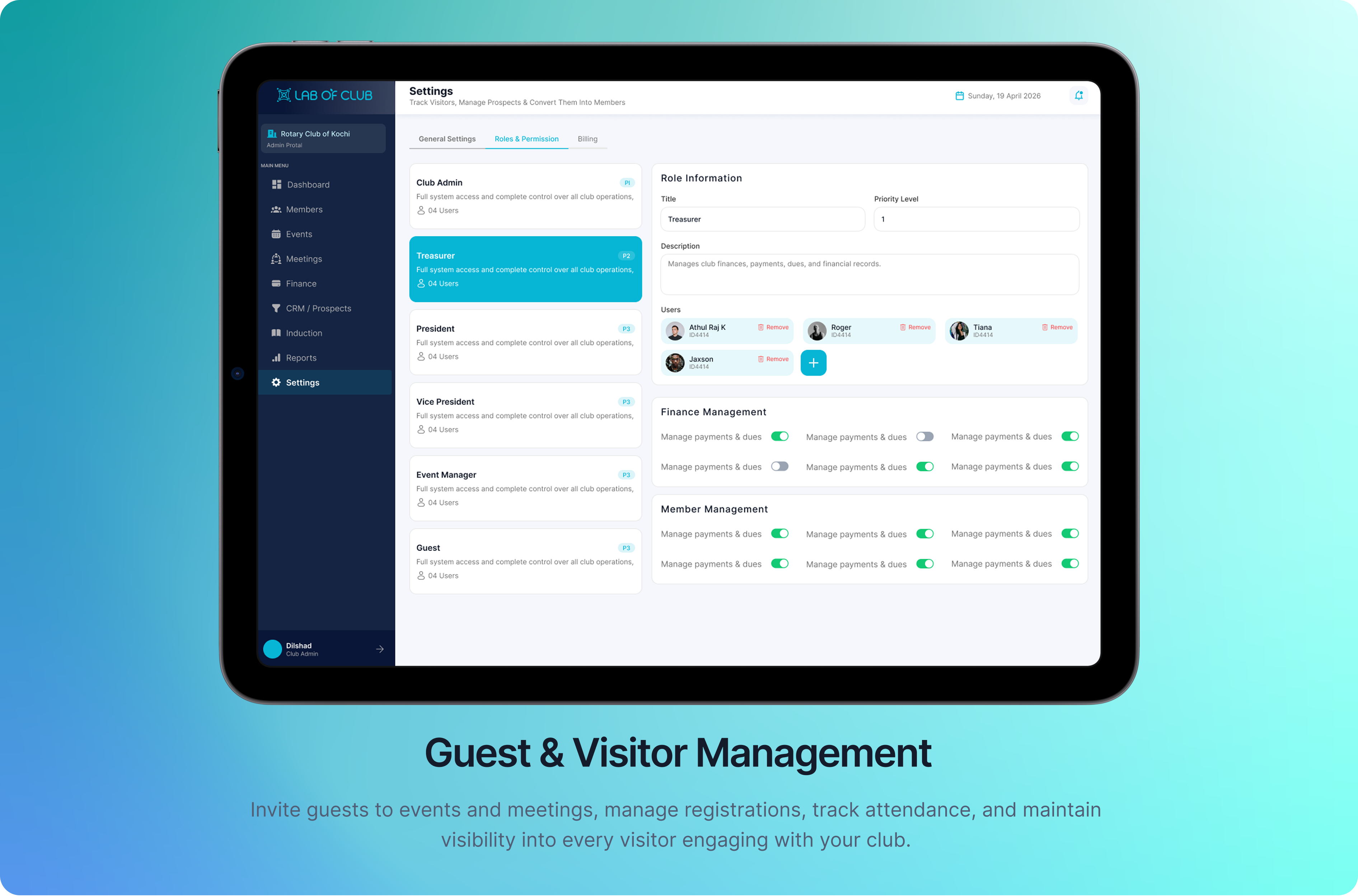 Guest & Visitor Management