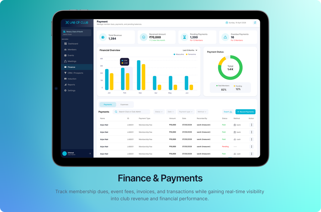 Finance & Payments